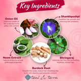 Teal & Terra - Onion Oil & Rose Shampoo with Sandalwood - 200ml