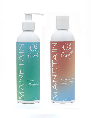 Manetain - Co-wash + Moisturising Shampoo Combo
