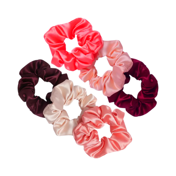 Curl Cure - Curl Protector Satin Scrunchies - Assorted pack