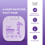 Truth & Hair - Wavy Hair Hydro Nourish Shampoo - 180ML