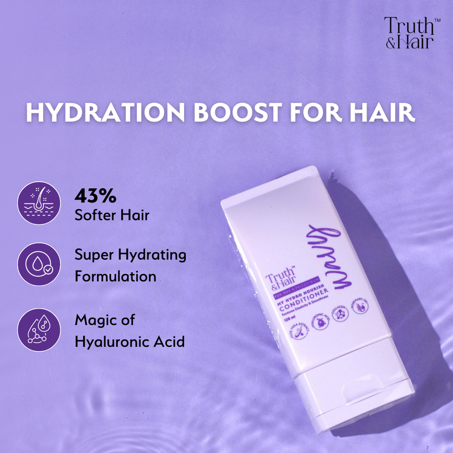 Truth & Hair- Hydro Nourish Conditioner for Wavy Hair - 120ML