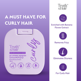 Truth & Hair - Curly Hair Hydro Nourish Shampoo - 180ML