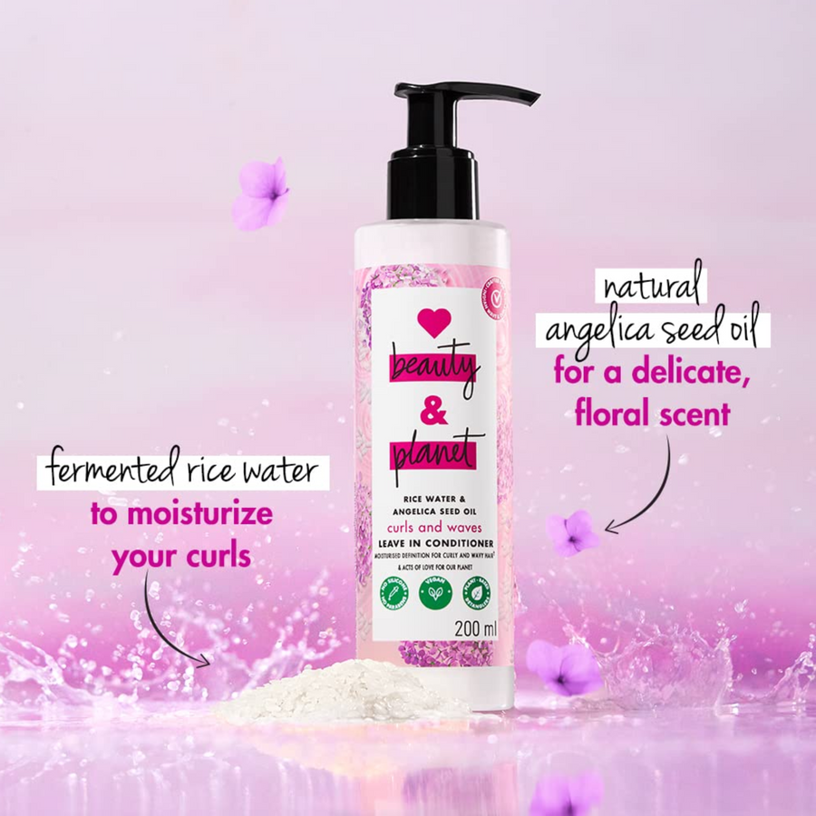 LOVE BEAUTY AND PLANET-RICE WATER ANGELICA SEED OIL SIICONE FREE LEAVE-IN CONDITIONER 200ML