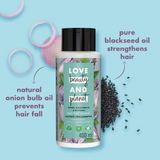 LOVE BEAUTY AND PLANET-ONION, BLACK SEED & PATCHOULI HAIRFALL CONTROL SULFATE FREE SHAMPOO- 200ML