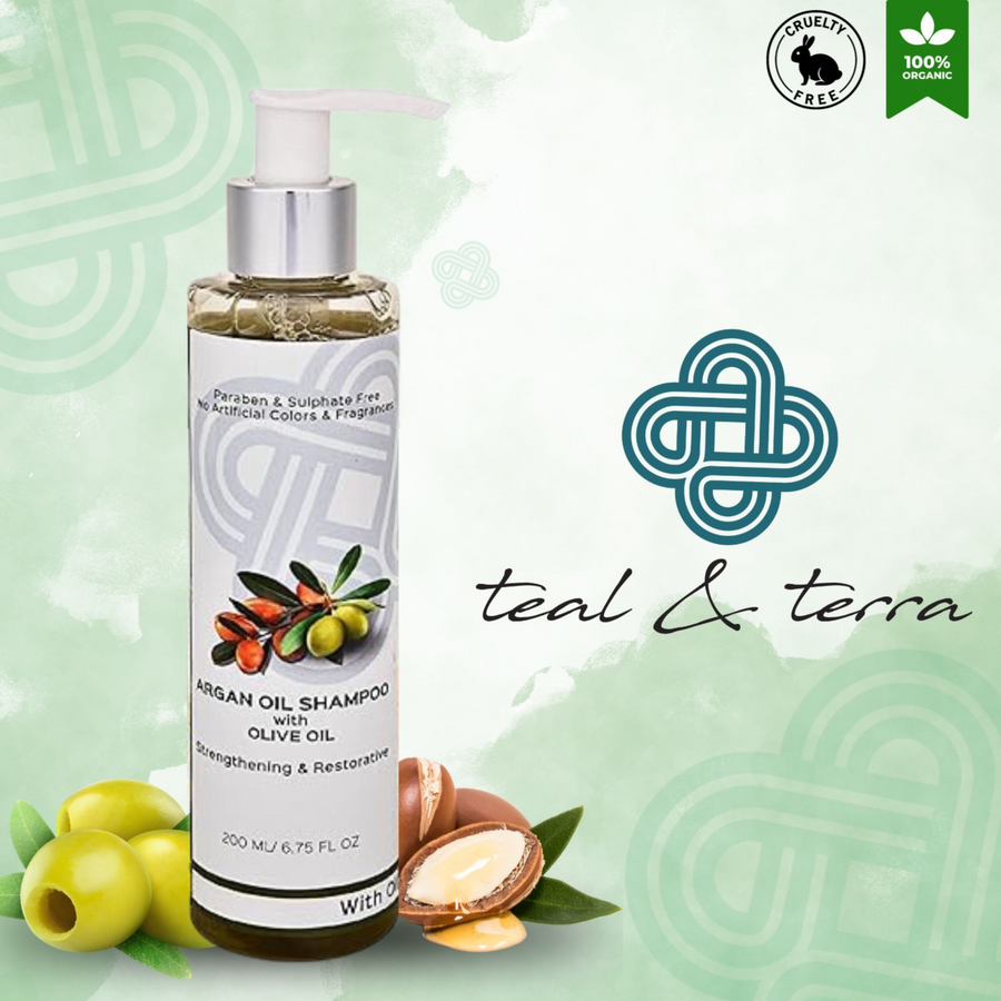 Teal & Terra - Argan Oil Shampoo with Olive Oil - 200 ml