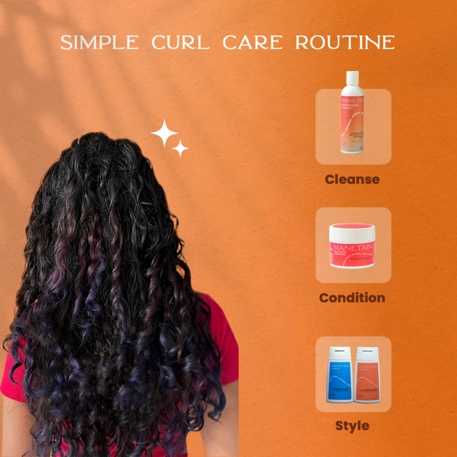MANETAIN - CURL CREAM AND VOLUME GEL COMBO - (100ML)