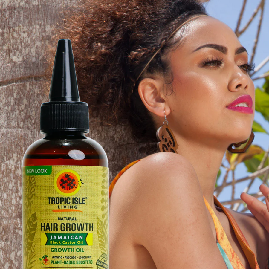 Tropic Isle Living - Jamaican Black Castor Oil Hair Growth Oil - 4 Oz