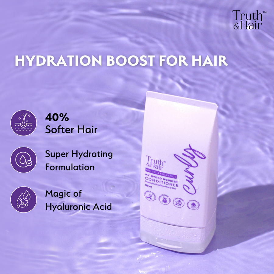 Truth & Hair- Hydro Nourish Conditioner for Curly Hair - 120ML