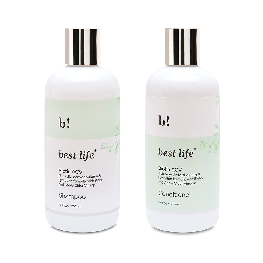 Best Life - Biotin ACV Hair Shampoo + Conditioner Combo- (300 Ml) Pack of 2