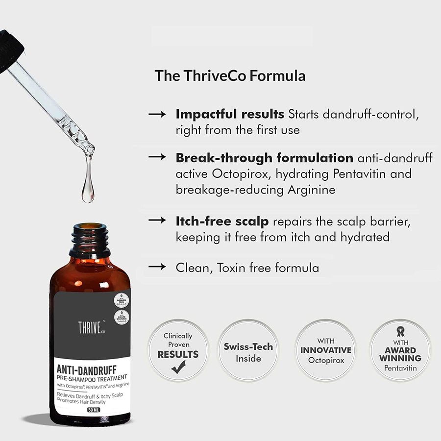 ThriveCo Anti-Dandruff Pre-Shampoo Treatment - 50ml