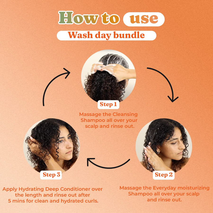 Fix My Curls - Wash Day Bundle (100 ML) Pack of 3