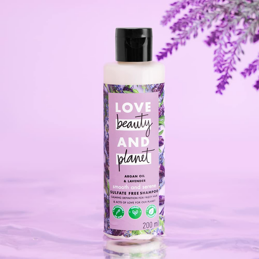 LOVE BEAUTY AND PLANET- SULFATE-FREE ARGAN OIL & LAVENDER SHAMPOO - 200ML