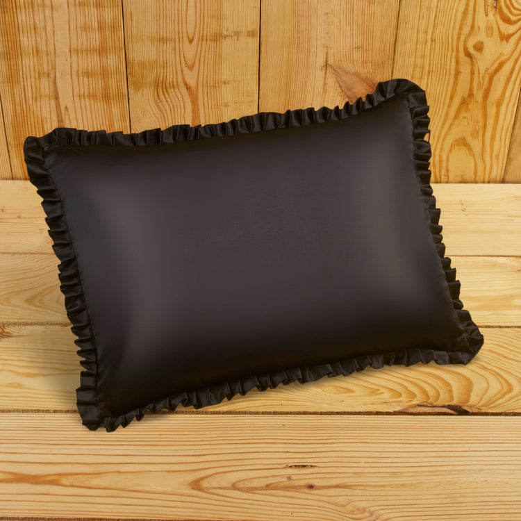 Curlyn - Frilled  Satin Pillowcase (Plain)