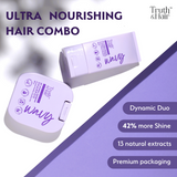 Truth & Hair - Wavy Hair Hydro Nourish Shampoo & Conditioner Combo Pack (180ml+120m