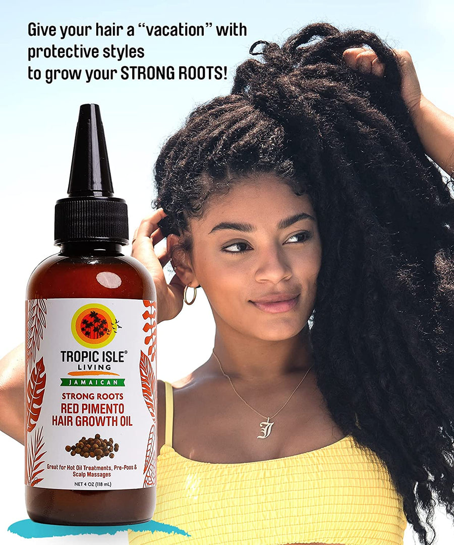 Strong Root Red Pimento Hair Oil | Naturally You&Me – NYNM