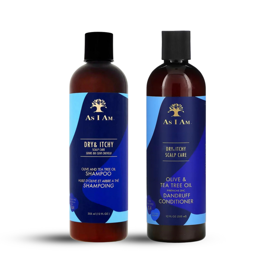 As I am Naturally - Olive & Tea Tree Oil Shampoo & Conditioner duo