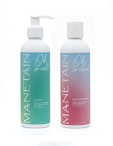 Manetain - Co-wash + Clarifying Shampoo Combo