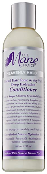 Mane Choice - Heavenly Halo Herbal Hair Tonic & Soy Milk Deep Hydration Conditioner - 8 oz