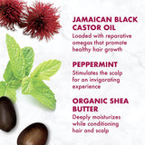 Shea Moisture - Jamaican Black Castor Oil - Strengthen & Restore Leave In Conditioner - 11 Oz