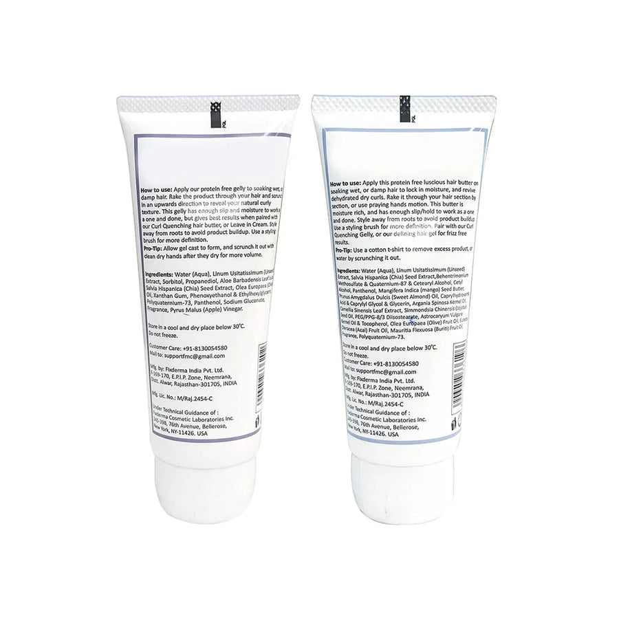 FIX MY CURLS - MOISTURE STYLING TRAVEL DUO (50 ML) Pack of 2