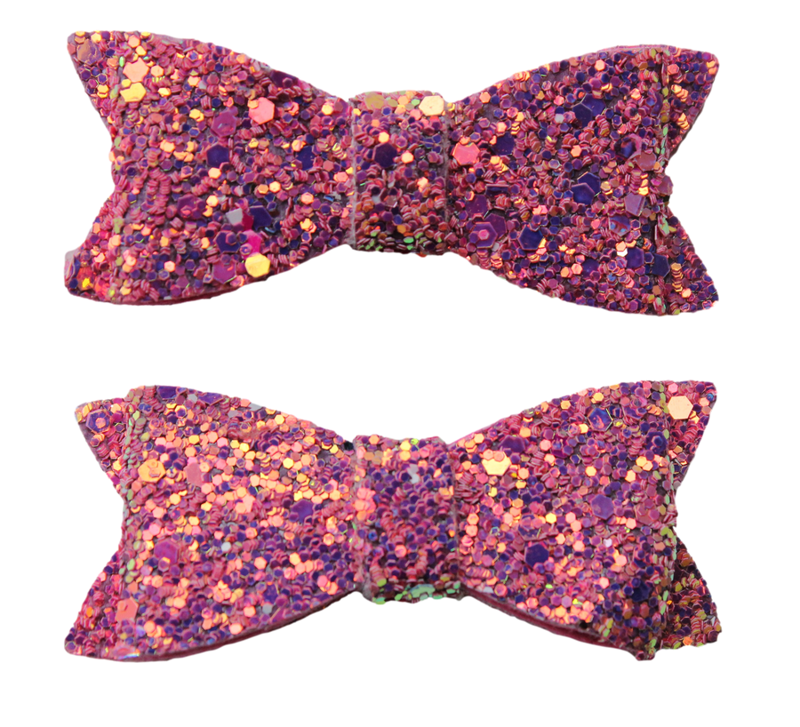Flaunt Your Style - Shimmer Bow Jaw Clips