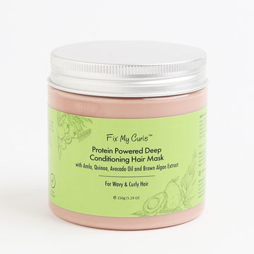 Fix My Curls - Protein Powered Deep Conditioning Mask - 150 Gm