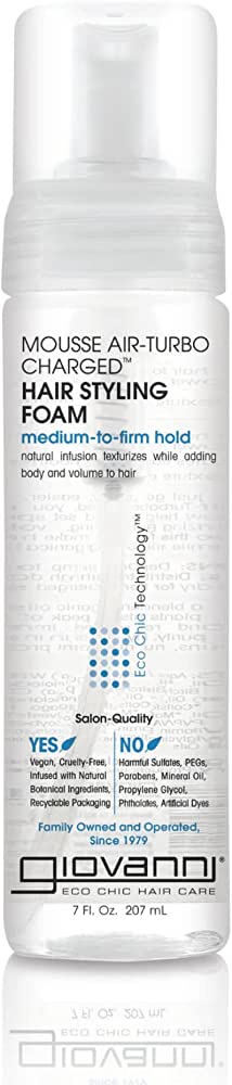 Giovanni - mousse air-turbo charged hair styling foam