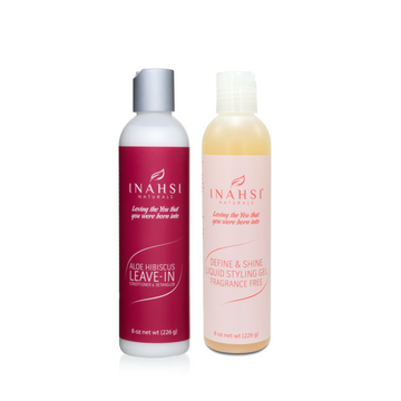 Inhasi Define & Shine Styling Duo (Leave-in Conditioner & Styling Gel)