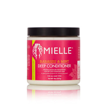 Mielle Organics - Babassu Oil & Mint Deep Conditioner - 8 Oz