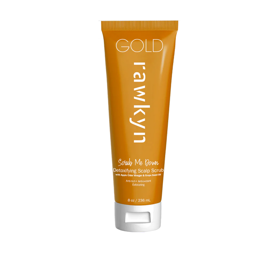 Gold Rawkyn - Detoxifying Scalp Scrub - Deep Hair Treatment 8 Oz