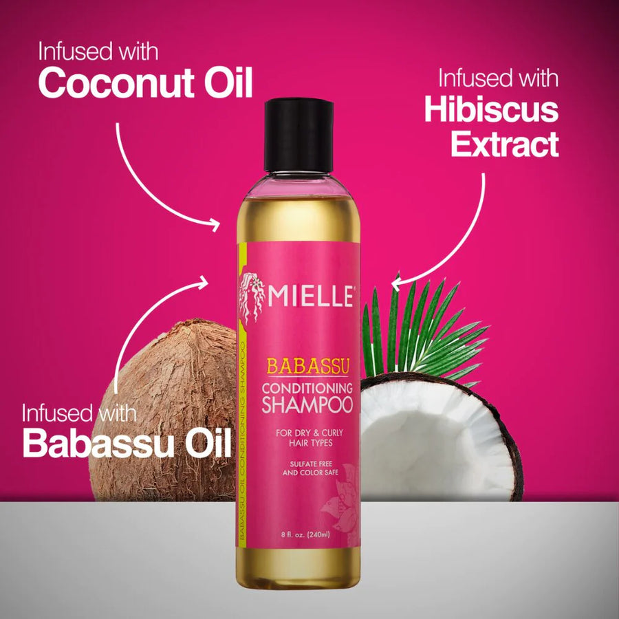 Mielle Organics - Babassu Oil Conditioning Sulfate Free Shampoo - 8 Oz