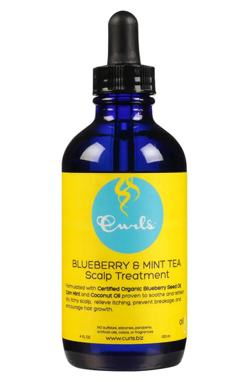 Curls - Blueberry & Mint Tea Scalp Treatment - 4 Oz